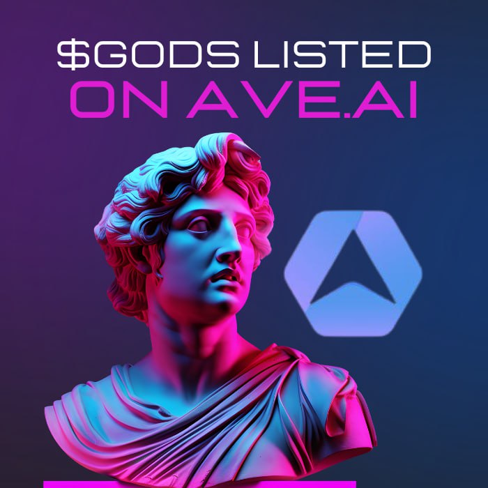 $GODS is now listed on Ave.ai!

Explore new opportunities and trade GODS on Ave.ai.

Link: ave.ai/token/0XD578C8…
#BSC #GODS #DAO