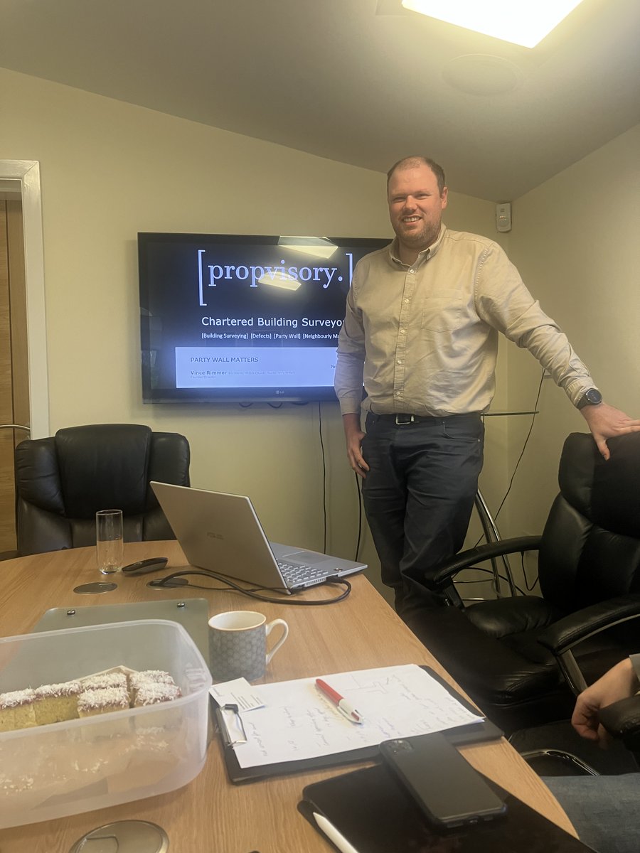 Many thanks to Mr Vince Rimmer, from Propvisory Chartered Building Surveyors, for his expert CPD on the Party Wall etc. Act 1996 today . #expert #partywall #surveyor #rics