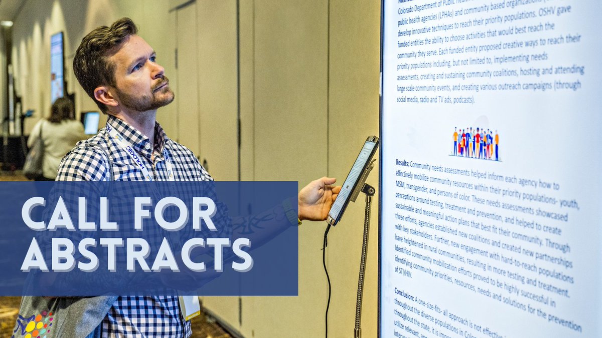 NCSD is seeking abstract proposals for oral presentations, panel, workshop, and poster presentations for STI Engage 2024: Shaping the Nation's Health! Learn more: bit.ly/49ObBKM