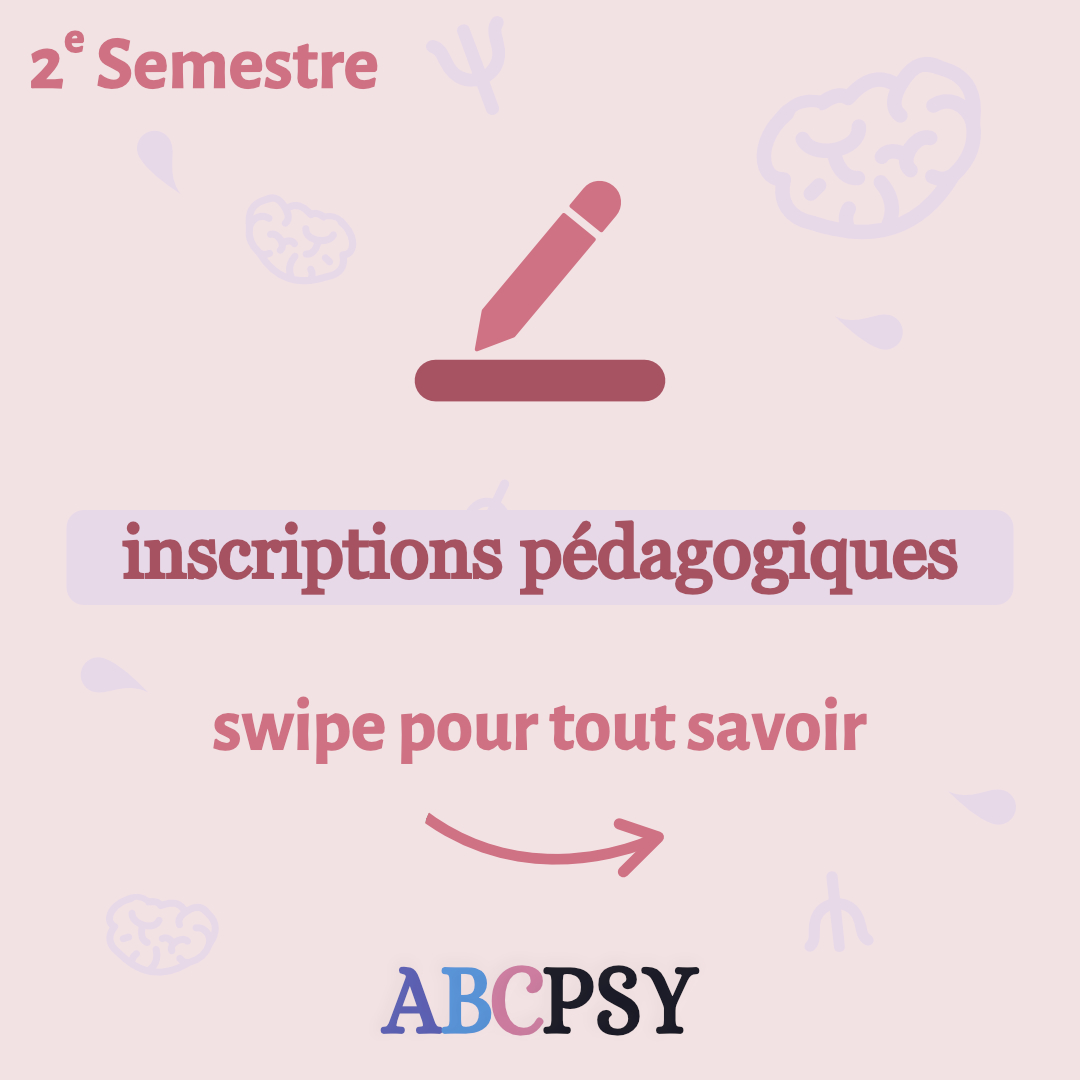 Abcpsy2's tweet photo. Les inscriptions pédagogiques approchent, pour t'aider on te poste un petit récap des infos ✨
--
We're getting close to pedagogical registration, here's a summary to help you ✨ https://t.co/OH20lonaly