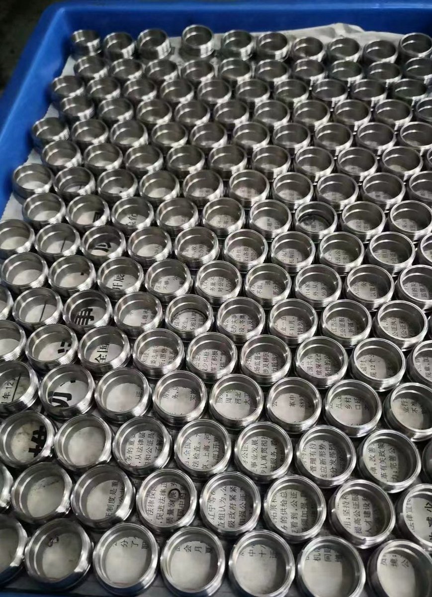 turned parts. stainless steel. #cncmachining #parts #madeinchina