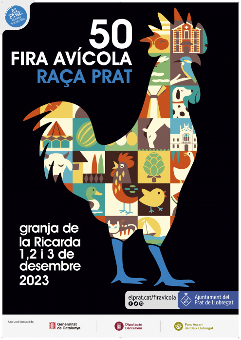 Temps de les fires d'aviram més classiques. Aquest cap de setmana vinent: la fira del pollastre raça Prat. I fan 50 anys!! federacioavicola.org/mig-segle-de-l…
#FederacióAvícolaCatalana