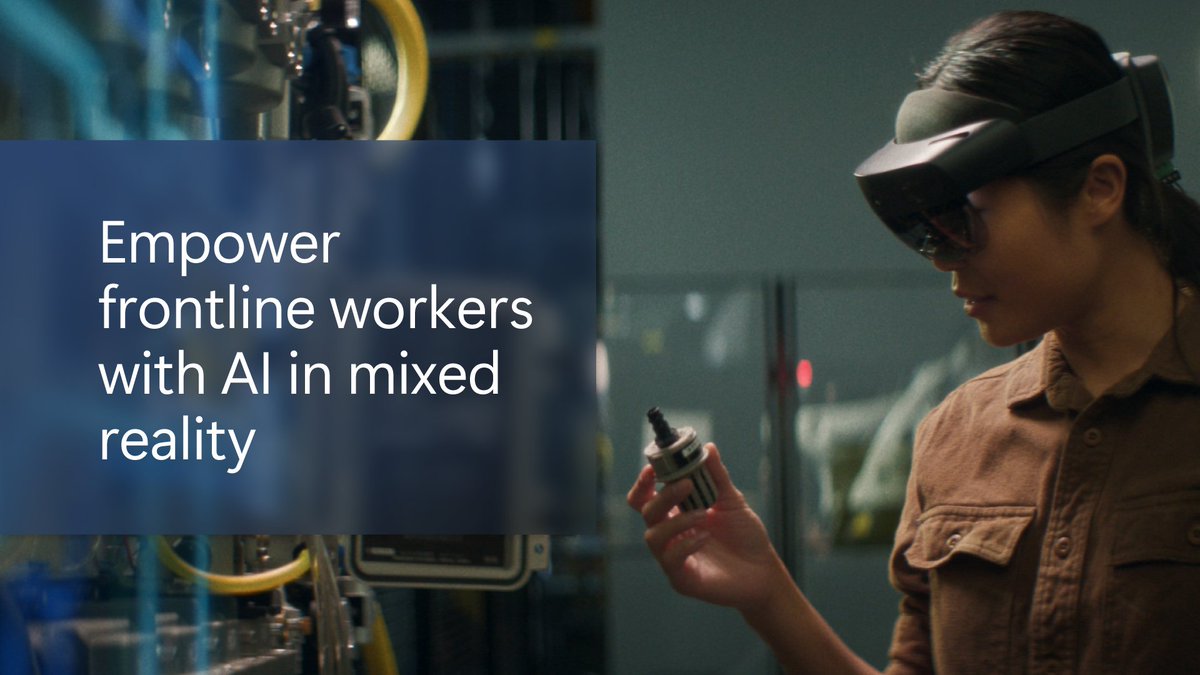 Help frontline workers accomplish tasks with AI in mixed reality. Explore the capabilities of HoloLens2 and Copilot in Microsoft Dynamics 365 Guides: msft.it/6012iH2LY