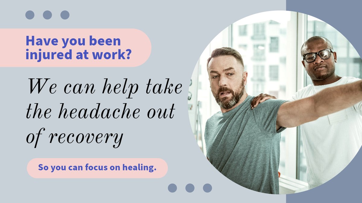 SMaRTPTGA's tweet photo. Does a workplace injury have you stuck at home? Visit us online to learn how physical therapy can help you get back on the job!👷

https://t.co/ZdHxwMqT4x

#SmartPT #PhysicalTherapy #PhysicalTherapist #WorkInjury https://t.co/Kwejlbzmph