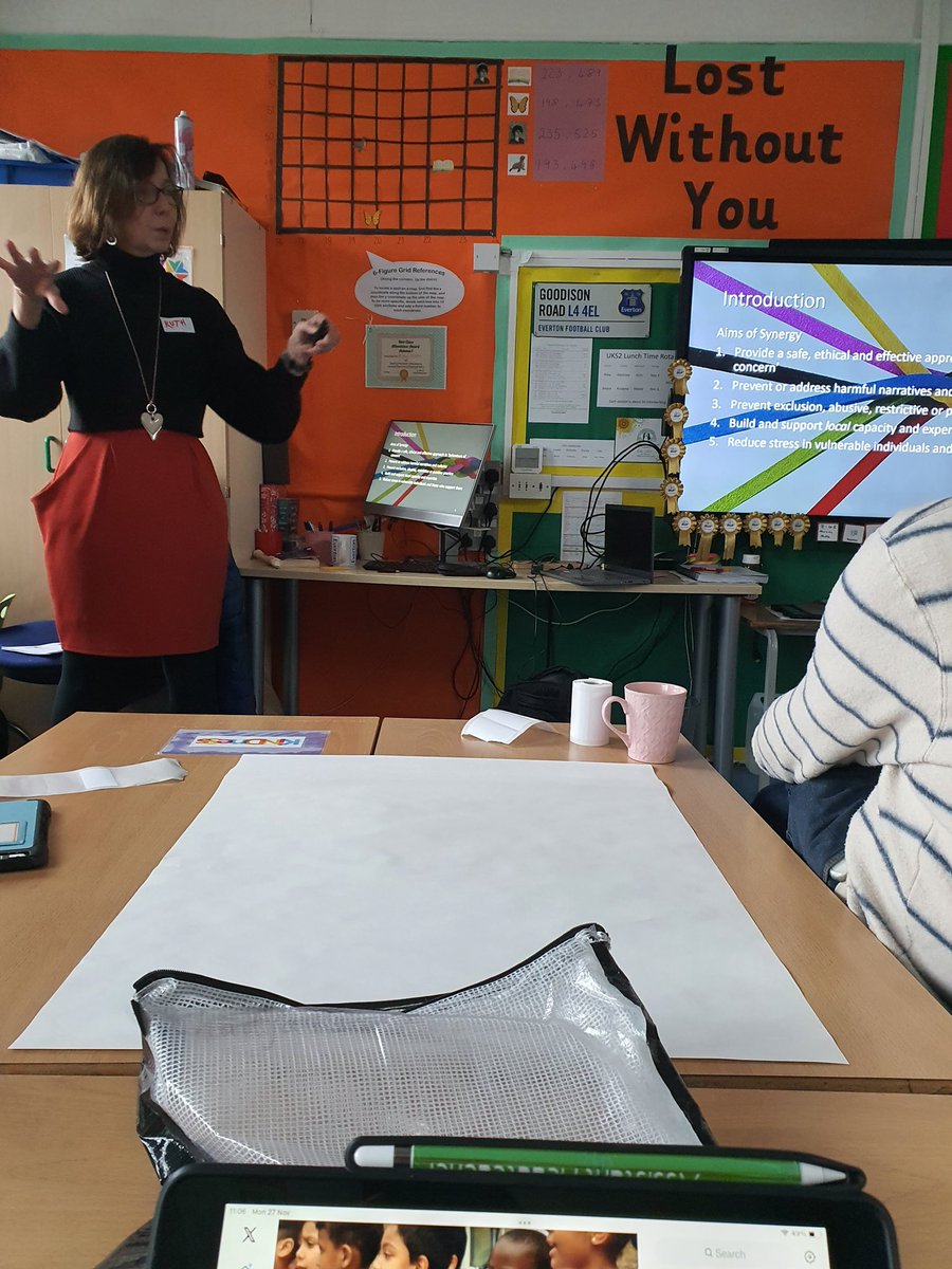 MayflowerSch's tweet photo. What fantastic training covering behaviours of concern, reframing narratives and working towards a happier and more inclusive school culture from the brilliant Richard Mills and @DrRuthMoyse from @AT_Autism https://t.co/4f2RzwXho8
