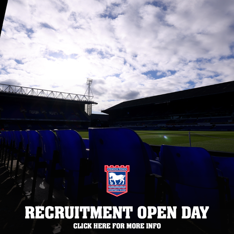 IpswichTown's tweet photo. 💼 The Club is hosting a recruitment open event on Thursday, 7 December between 3-7pm at Portman Road.

At the event, managers will be interviewing for roles at the Club within the hospitality, cleaning, retail, stewarding and security teams.

Key info below. ⤵️

#itfc