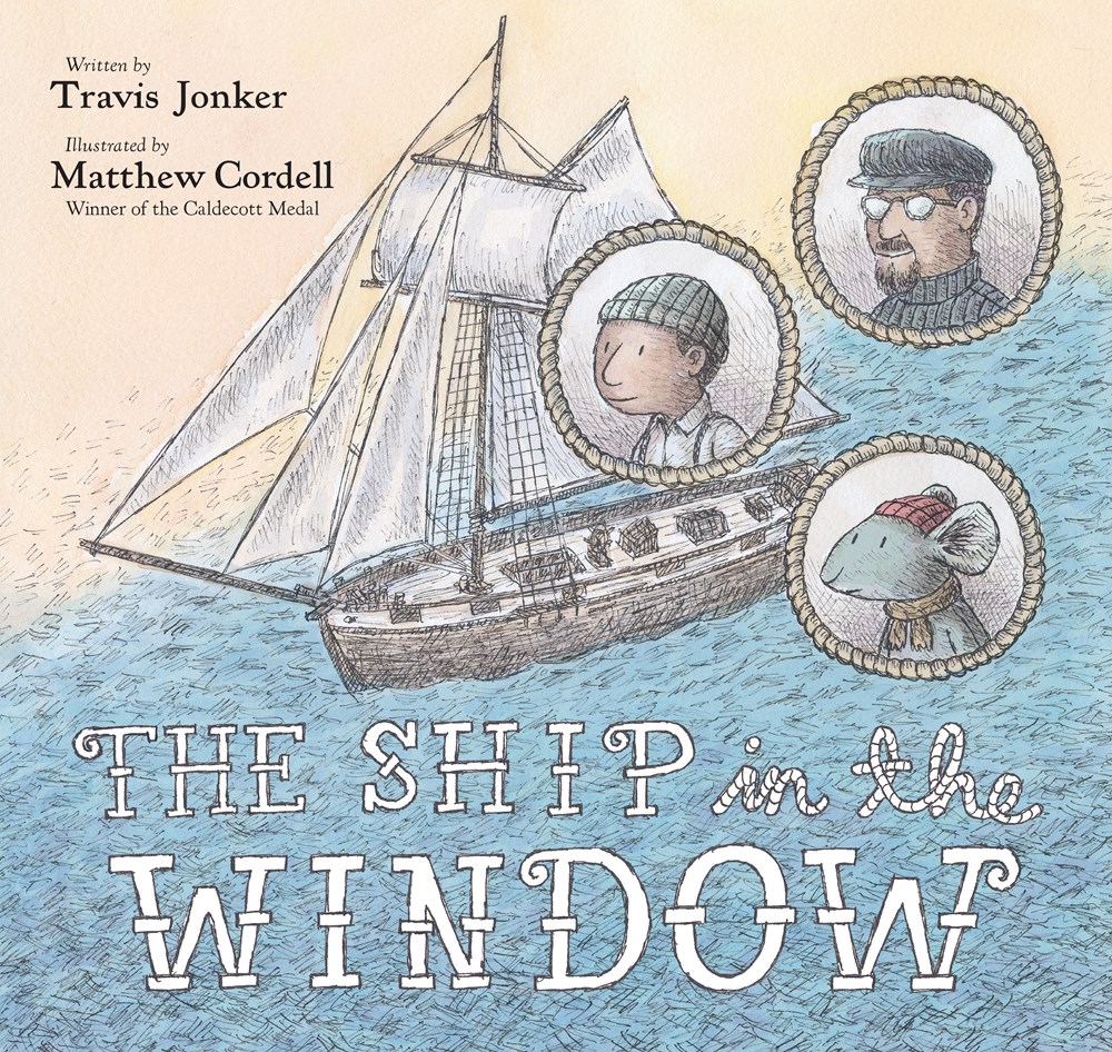 "The Ship in the Window tells the story of a mouse named Mabel who risks it all for a chance to be free and full of wonder, sailing the high seas in a stolen model ship." -<a href="/100scopenotes/">Travis Jonker</a> mrschureads.blogspot.com/2023/11/cover-…