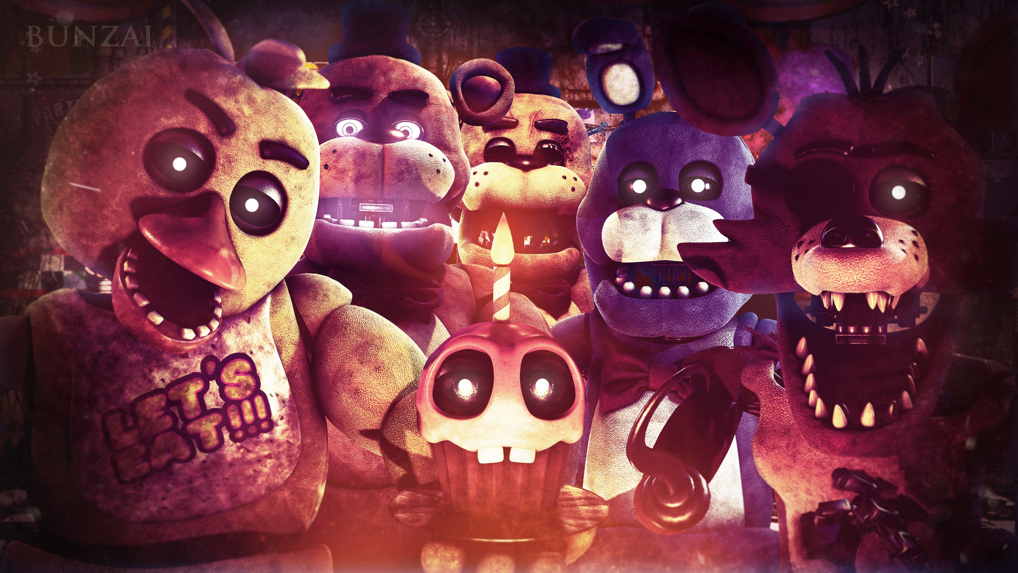 C4D-R19] FNaF Help Wanted C4D Pack Final Release by Bun-Zai on