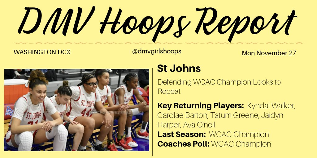 2023 Season Preview: St Johns College High School Perenial power St Johns College High School @SJCHSBBALL finds itself in a situation it has been all too comfortable the last few seasons, favorite to win another WCAC championship in girls basketball. St. Johns was selected as…