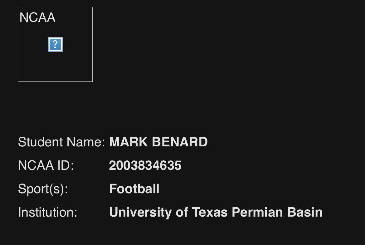 Mark Benard Jr tweet media