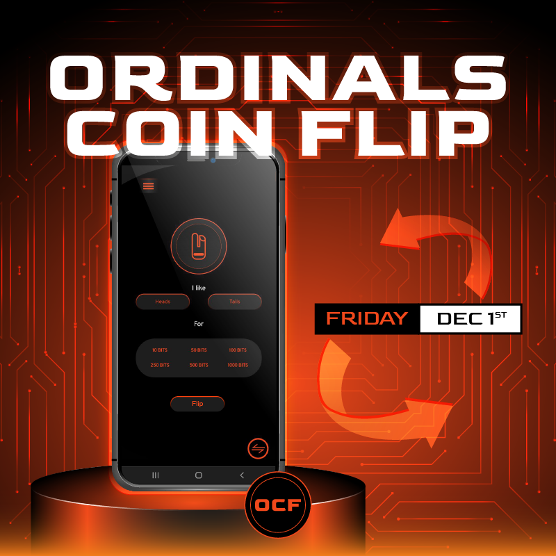 BitcoinBunnys's tweet photo. Ordinals Coin Flip Giveaway!

🎁 $100 BTC

How to participate?
1⃣Follow @OrdinalCoinFlip &amp; @BitcoinBunnys 
2⃣Like &amp; RT
3⃣Tag 3 friends

24hrs
#Ordinals #Bitcoin https://t.co/YgIi5Wynkc