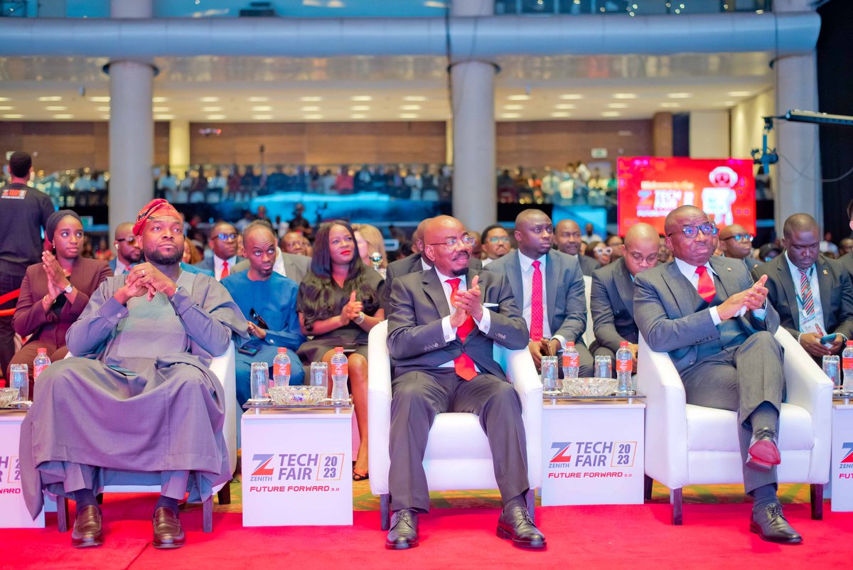 ZenithBank's tweet photo. Highlights of the 2023 Zenith Bank Tech Fair “Future Forward 3.0”
Picture thread 🧵
#ZenithBank #FutureForward3 #Tech #ZBTechFair2023 #Future #Explore #Innovations #Nigeria https://t.co/YCLqaaOG4O