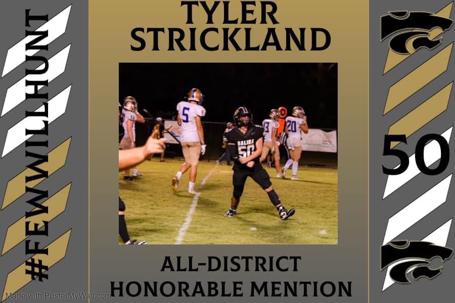 🚨2A-8 All-District Team🚨
Defensive End of the Year- <a href="/MaverickWilli15/">Maverick Williamson</a> 

1st Team All-District OL - Payton House

All-District Honorable Mention- Joseph Robbins

All-District Honorable Mention- <a href="/TylerSt6742852/">Tyler Strickland</a> 

🐾🏈 #fewwillhunt #gettoughordie