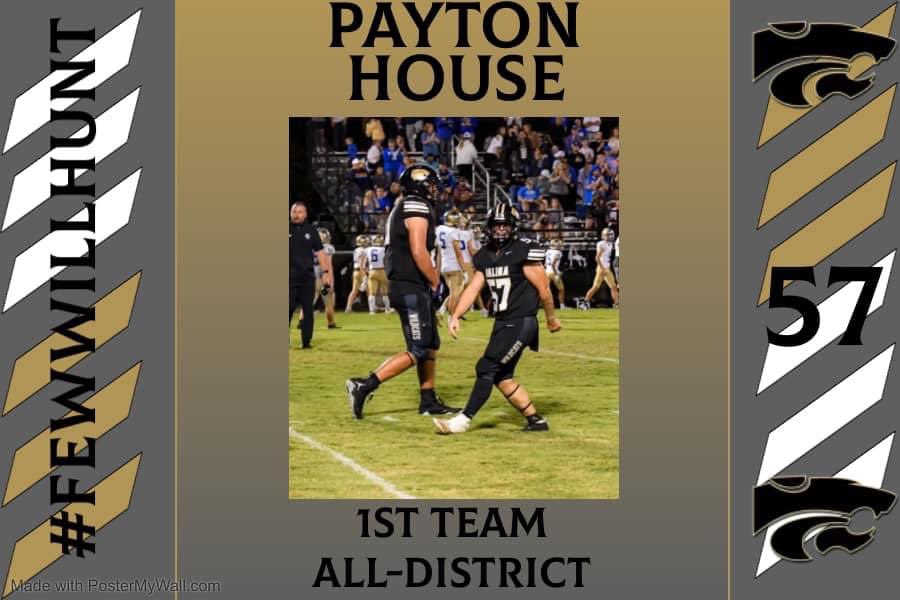 salina_football's tweet photo. 🚨2A-8 All-District Team🚨
Defensive End of the Year- @MaverickWilli15 

1st Team All-District OL - Payton House

All-District Honorable Mention- Joseph Robbins

All-District Honorable Mention- @TylerSt6742852 

🐾🏈 #fewwillhunt #gettoughordie https://t.co/2Um4QFI6Za