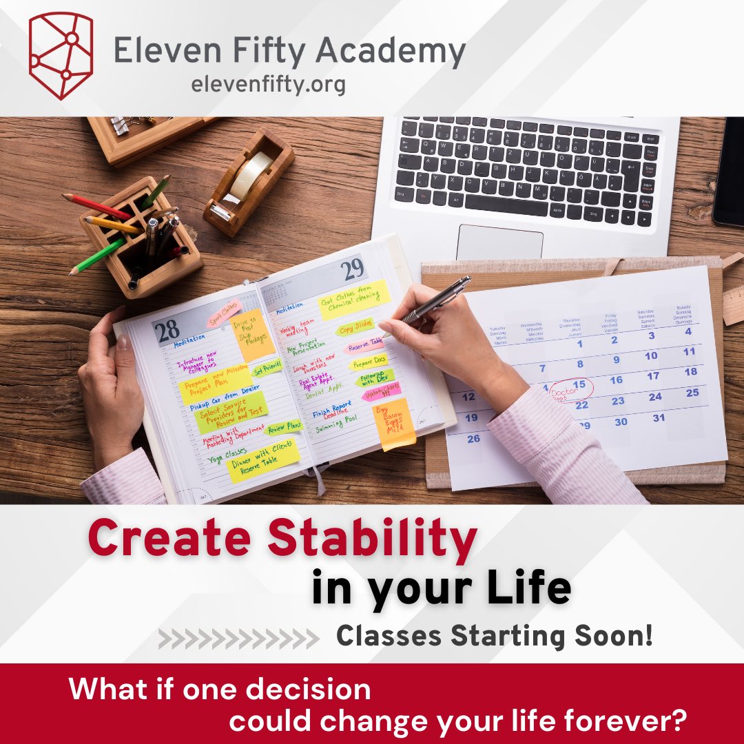 elevenfifty's tweet photo. In today's fast-paced world, it's important to have a sense of stability in our personal and professional lives. 

Learn more about the programs we offer here: https://t.co/RsyV0u2lst https://t.co/Arbmtnpv7n