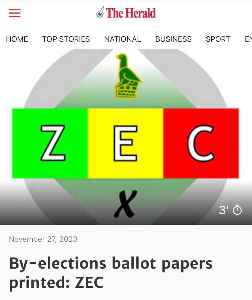 The issue of by-elections is still before the courts but ZEC has already printed ballot papers. This simply means they know the judgement. We are dealing with a regime which has no shame!