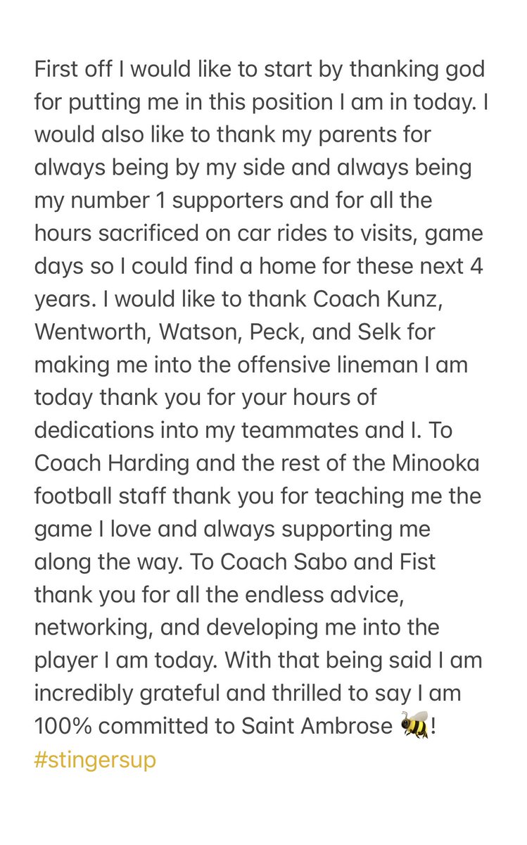 Home 📍100% committed

<a href="/EDGYTIM/">Timothy “EDGYTIM” OHalloran</a> <a href="/CoachSaboFIST/">Kevin Sabo</a> <a href="/CoachBigPete/">Peter "Coach Big Pete" Leinweber</a> <a href="/DeepDishFB/">DEEP DISH FOOTBALL</a> <a href="/hddngemscouting/">Jordan Amaskane, MBA</a> <a href="/RecruitTheNook/">Minooka Football Recruiting</a> <a href="/Minooka_Indians/">Minooka Football</a> <a href="/OLCoachWatson/">Pat Watson</a> <a href="/PrepRedzoneIL/">Prep Redzone Illinois</a> <a href="/OJW_Scouting/">PrepRedzone Oliver</a> <a href="/FillippSAU/">Vince Fillipp</a> <a href="/SAU_CoachQ/">DeQuinn Watford</a> @VShaw23