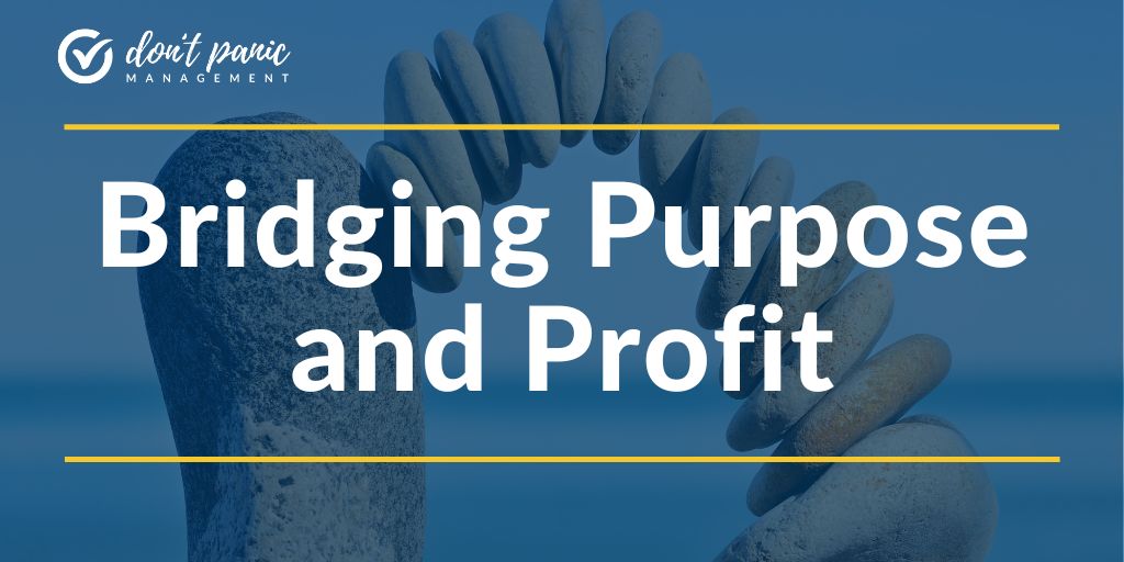Just because you have a remote team doesn’t mean you can’t come together to give back. We share some ideas in our latest blog post. 

#smallbusinesstips #purpose #profit 

dontpanicmgmt.com/bridging-purpo…