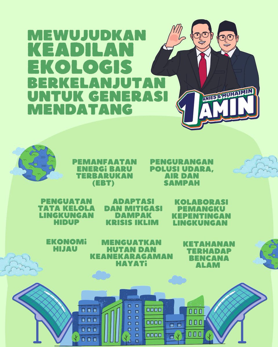 Lukman36864072's tweet photo. #SATUEnergiBaru
#AniesMuhaimin2024
Energi Terbarukan, Berjiwa Pemimpin 
@cakiminNOW
@DPPPKB https://t.co/v8d6NgIyln