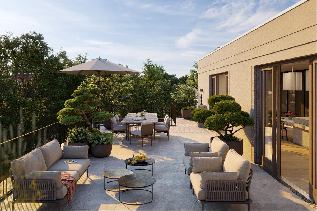 propgoluxury's tweet image. FOR SALE - Neubau: Exquisites Penthouse mit 5 Zimmern, Haus-im-Haus-Charakter und 3 Terrassen dlvr.it/SzNLsL