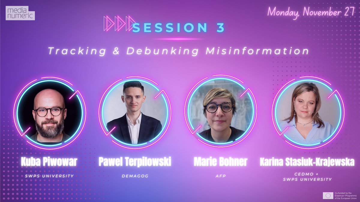 🔎 DEMAGOG (@demagogpl) on Twitter photo 💬 Za nami pierwszy dzień konferencji „The Resilience of News Media: Data, Storytelling & Democracy”.
🧠 Reprezentował nas <a href="/p_terpilowski/">Paweł Terpiłowski</a> – redaktor naczelny naszego portalu. W panelu „Tracking & Debunking Misinformation” opowiedział o trendach w dezinformacji i metodach 💬 Za nami pierwszy dzień konferencji „The Resilience of News Media: Data, Storytelling & Democracy”.
🧠 Reprezentował nas <a href="/p_terpilowski/">Paweł Terpiłowski</a> – redaktor naczelny naszego portalu. W panelu „Tracking & Debunking Misinformation” opowiedział o trendach w dezinformacji i metodach
