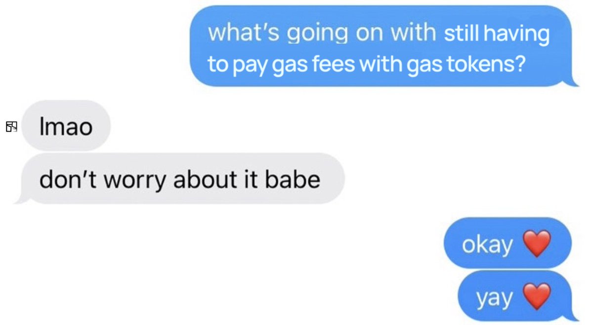 The only thing on our Christmas list is gasless transactions for the EVM 🎅