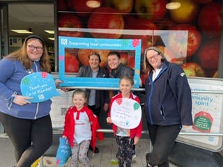 Celebration Day Pt.1 Amazing to see the local Rainbows group celebrating their achievement after working with us for the past year! What a great way to create opportunities for young people by providing activities &amp; fun days out using the funds raised with the Co-op #ItsWhatWeDo