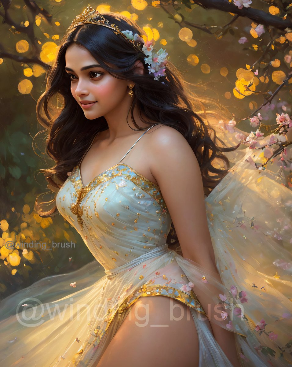 winding_brush's tweet photo. Unfurl your petals and reveal the art inside of you.  #GenerativeAI #sensuality #indianwear #nft #nftart #NFTcollectibles #digitalart #aiartworks #midjourney5 #AiArtSociety #aigirls #AIgirl #OpenAI #AiArtSociety #AIgirl #aiwaifus #digitalportrait #digitalartwork #oilpainting https://t.co/IDv7giPEDa