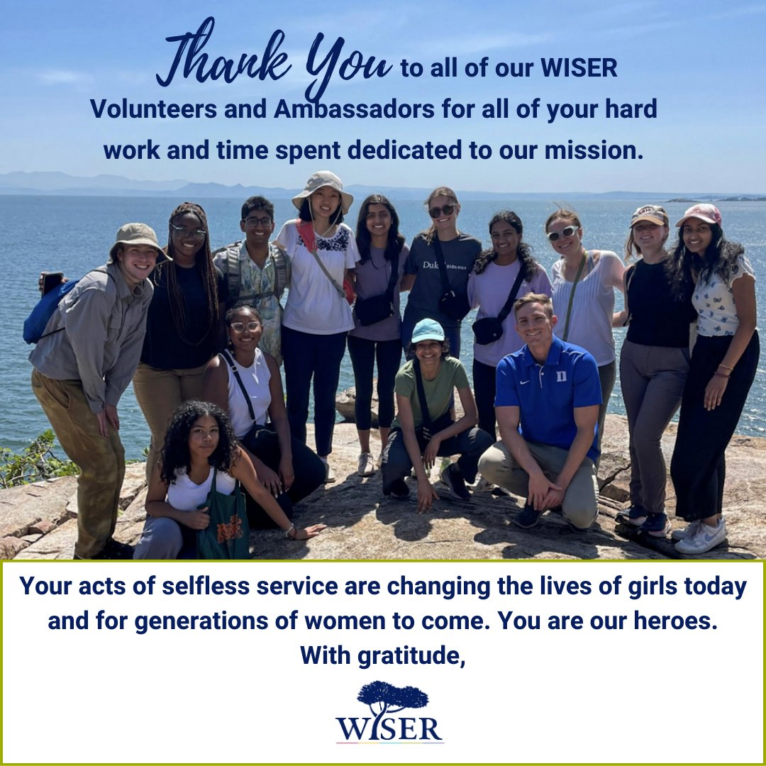 To our volunteers: you're simply the best. Thank you.