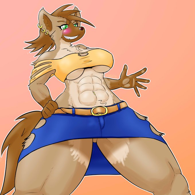 #いいふたなりの日 (遅刻)
腹筋系ハイエナ女子 