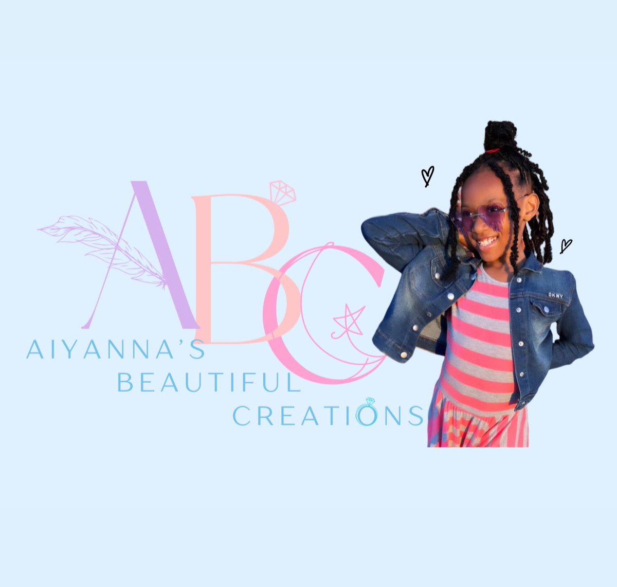 9-Year-Old fashionista and jewelry maker here 🌷 Click the link in my bio to see what I create - and PURCHASE from this small business ✨