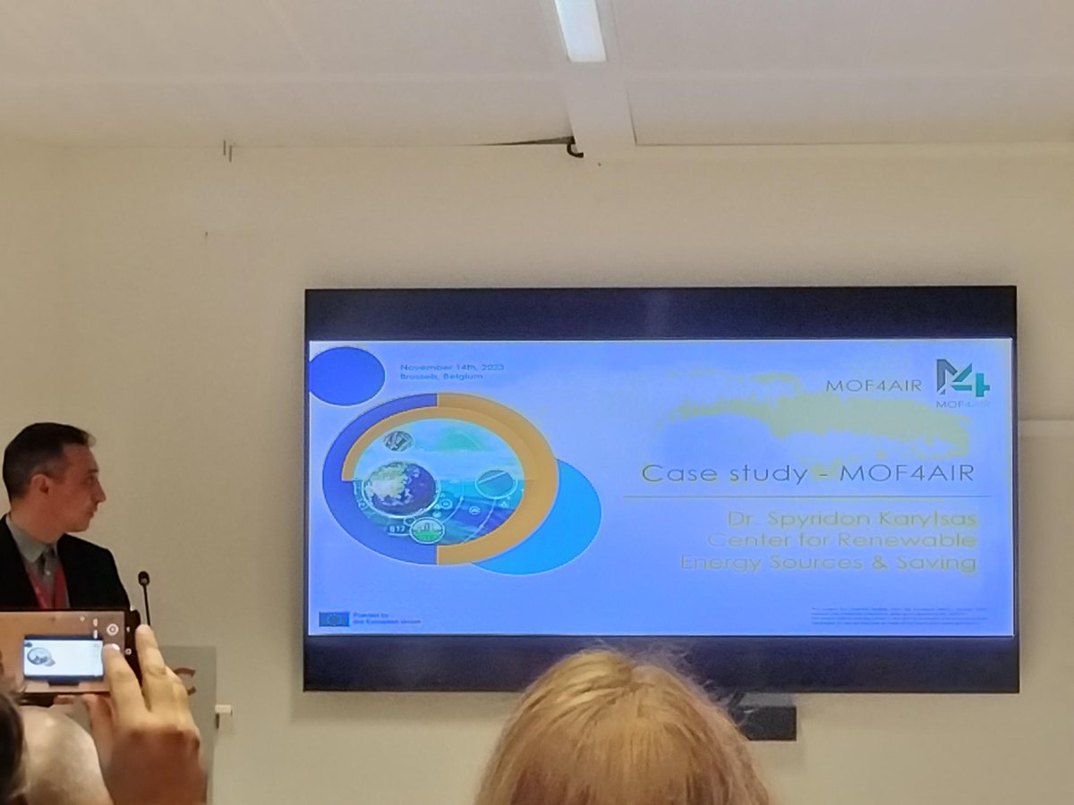 mof4air's tweet photo. 📆 Last week, Spyros Karytsas, a member of MOF4AIR team from CRES, shared the findings of the MOF4AIR social acceptance study on CCUS.

Curious to dive into the details? 📚 Read the full CRES publication on CCUS social acceptance on MOF4AIR website: https://t.co/0Gcb1WqhWQ 💡 https://t.co/cXCD7XSPLH
