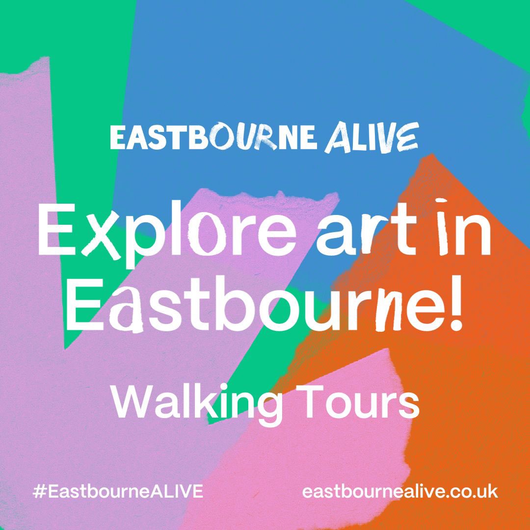 eastbournealive's tweet photo. Would you like to find out more about the public works in town? Join the #EastbourneALIVE walking tours! 

Hear about the artists and their works, enjoy the crisp sea air and spend a weekend in great company, getting inspired 💡

Find out more: https://t.co/TQnxaCwSL4 https://t.co/a1m0ApkRaH