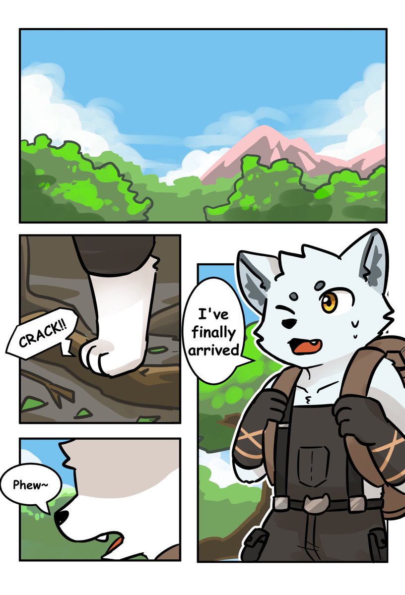 northwoooof's tweet photo. The Blacksmith Shop Chapter 17 (1/2)
This chapter features special guests, Leon and Sky from  'I Think I Like You' by @Herutastic and @YeenTrash 🥰 https://t.co/6urFKsuGqp