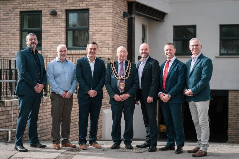 LifeProperty's tweet photo. Last month, we announced the completion of a project in Neath Town Centre, in partnership with Linc Housing Association and Vaughan Construction - a development of 32 affordable flats, providing local residents with new homes. Link to news article here https://t.co/SMnKlaWTd1 https://t.co/T3fyQIqhpL