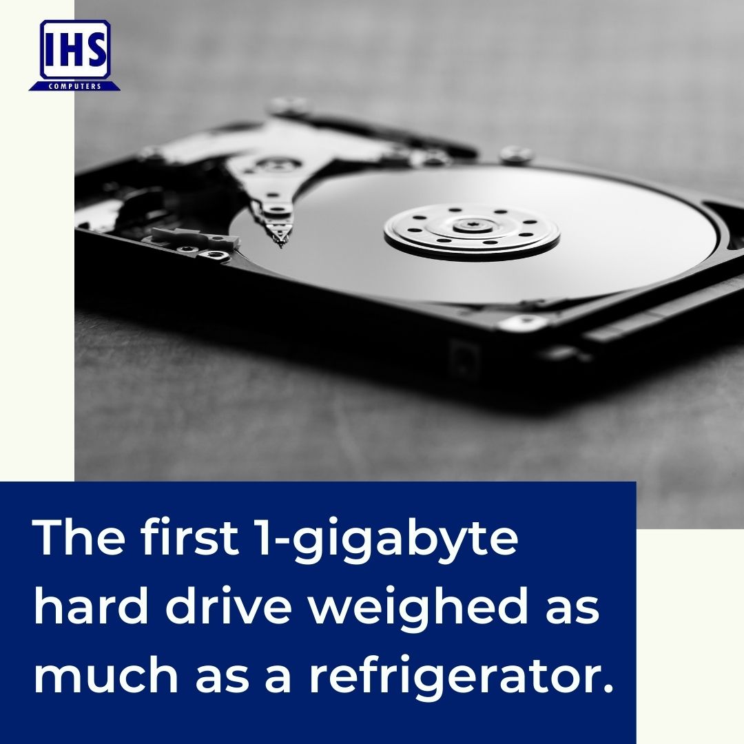 The IBM 3380 had a storage capacity of 2.52GB, which explains its enormous cabinet that was roughly the size of a refrigerator, and it weighed 550 pounds in total (250 kg). #repair #itservices #pcrepair #laptoprepair #pcrepair #computersetup #itsolutions #pc #laptops #pcnetwork