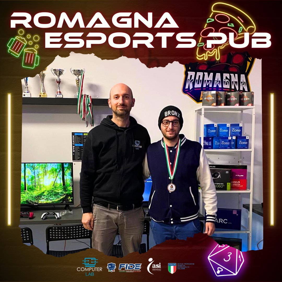 Ecco i vincitori del torneo di #fc24 che si è svolto ieri al Romagn Esports Pub di #cesena
.
Complimenti a tutti e ci vediamo alla prossima edizioni più carichi che mai !!!

.
#fc24 #eafc #ps5 #playstation #romagna #esports #gaming #gamer #console #gaminglife #pcgaming #fifa