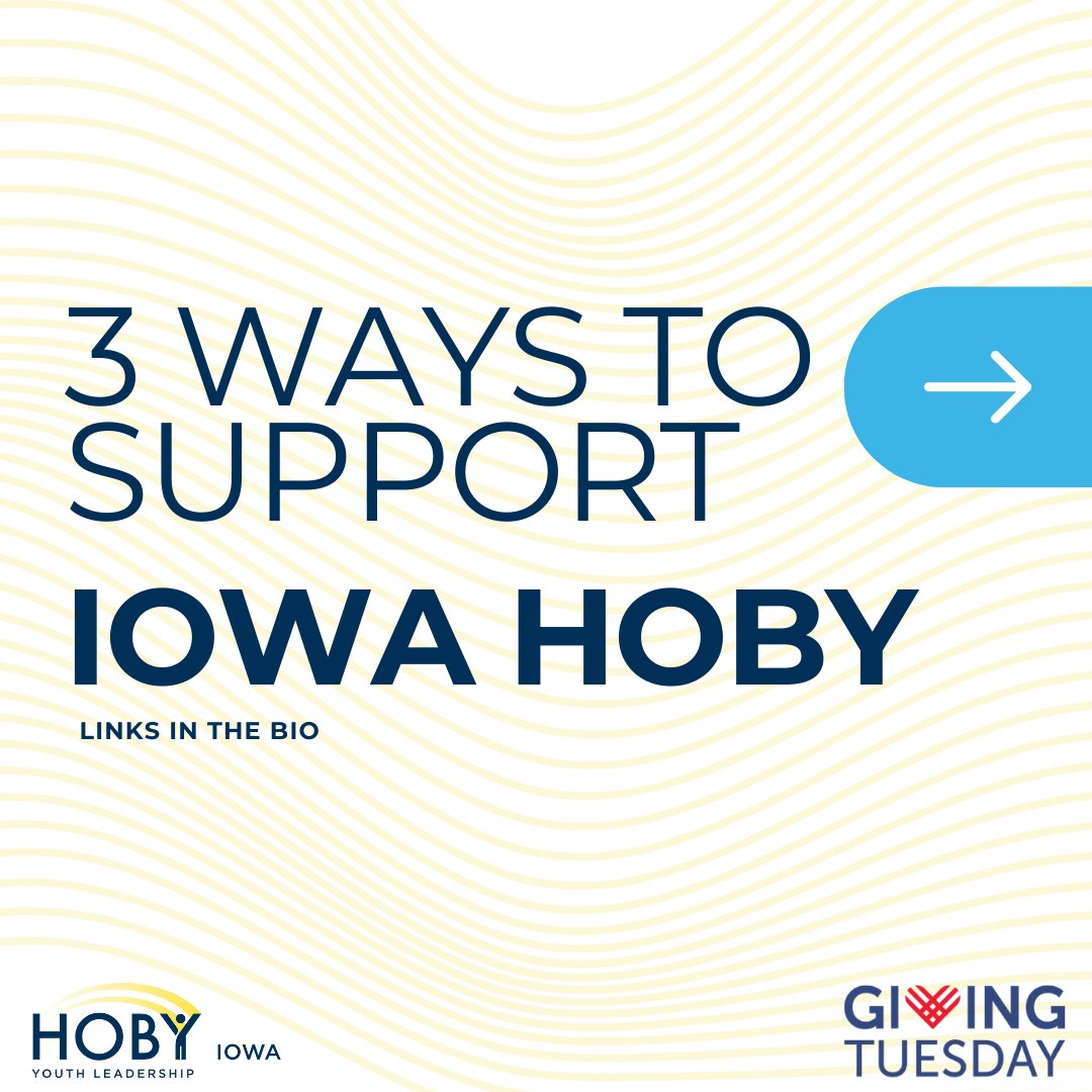 IAHOBY's tweet photo. #GivingTuesday As a non-profit, we rely on gifts to help put on an Outstanding 3-day Seminar for our ambassadors. We are thankful for our alumni, volunteers, &amp; community supporters for sharing their gifts with us. Check out https://t.co/Wwu7I96gPR for ways you can help! #HOBY https://t.co/uAa5V096NZ