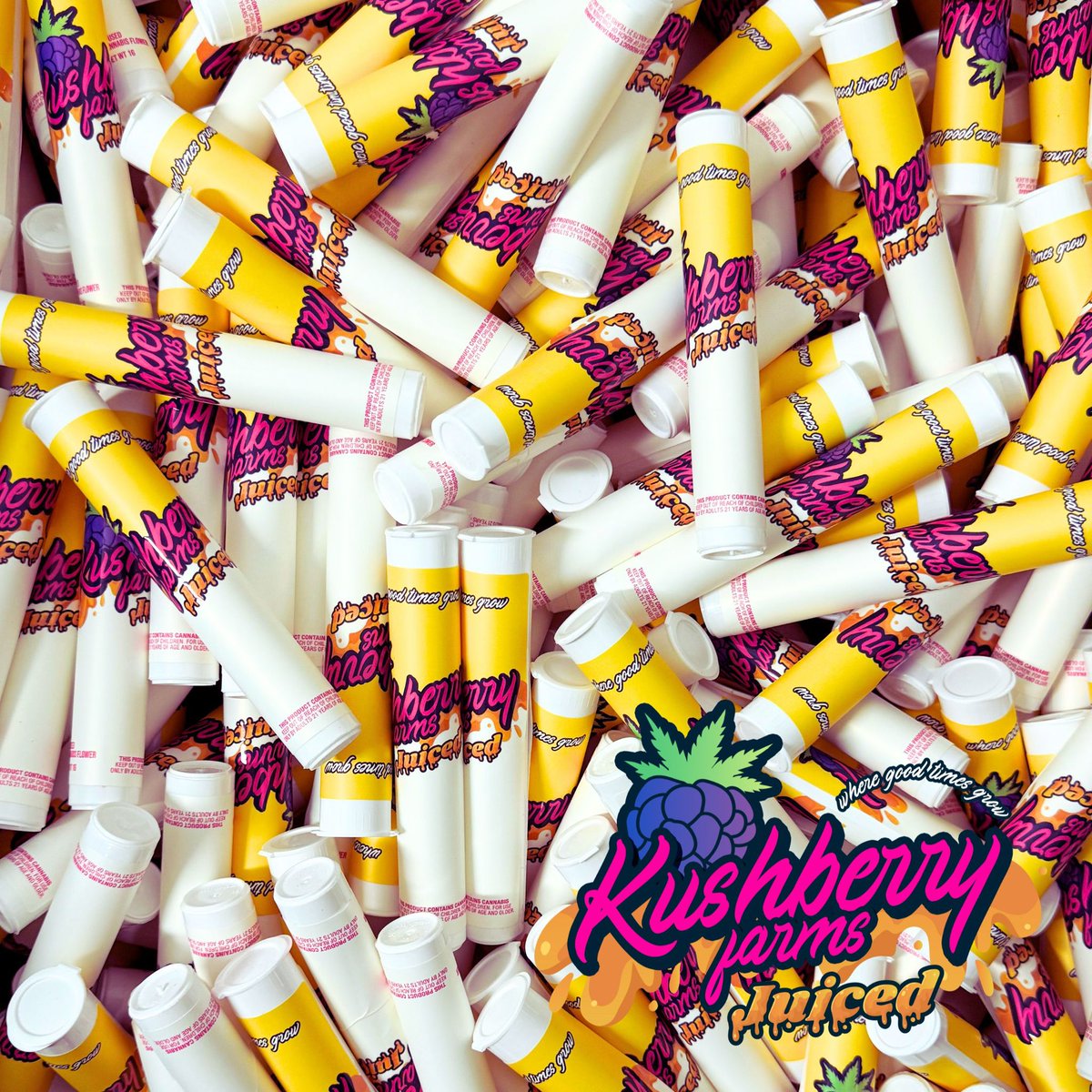KushberryFarms's tweet photo. Kushberry Farms Juiced pre rolls ready to hit the market. #cannabis #CannabisCommunity #vegas #weed https://t.co/niCt70eA9I
