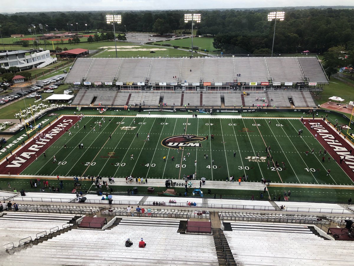 NFLDraftSi's tweet photo. EVERY COLLEGE FOOTBALL STADIUM IS BEAUTIFUL: A THREAD 🧵
Louisiana-Monroe Warhawks
Malone Stadium, Monroe, LA
Conference: Sun Belt
Capacity: 27,617
#CFB #CollegeFootball #Funroe #TheBestIsOnTheBayou #DefendTheNest #TalonsOut
133/133 https://t.co/5WVauT8WfQ