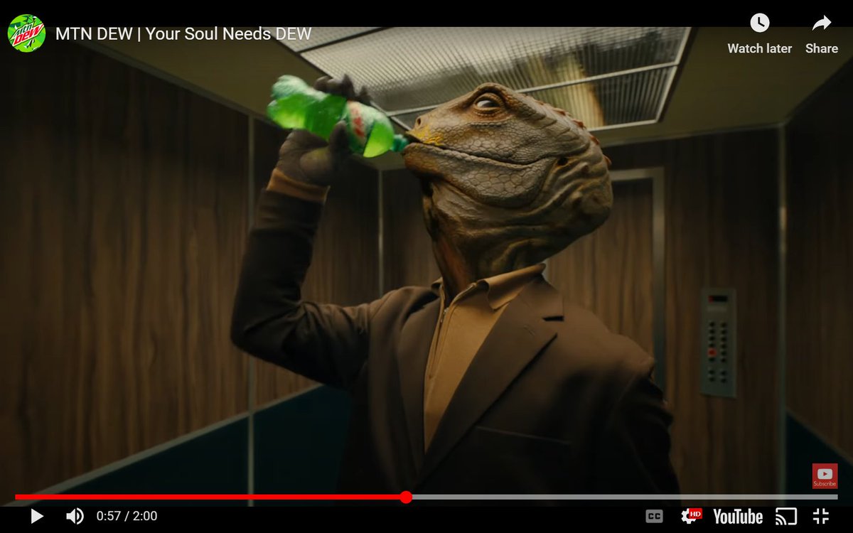 JoeStrike's tweet photo. @MountainDew creates the furriest #furry #TV #commercial I've ever seen - https://t.co/WUGNSLOVxg #furrynation #furryplanet @apollopublisher #CleisPress @FlayrahNews @DogpatchPress https://t.co/vHYIWBWFFp