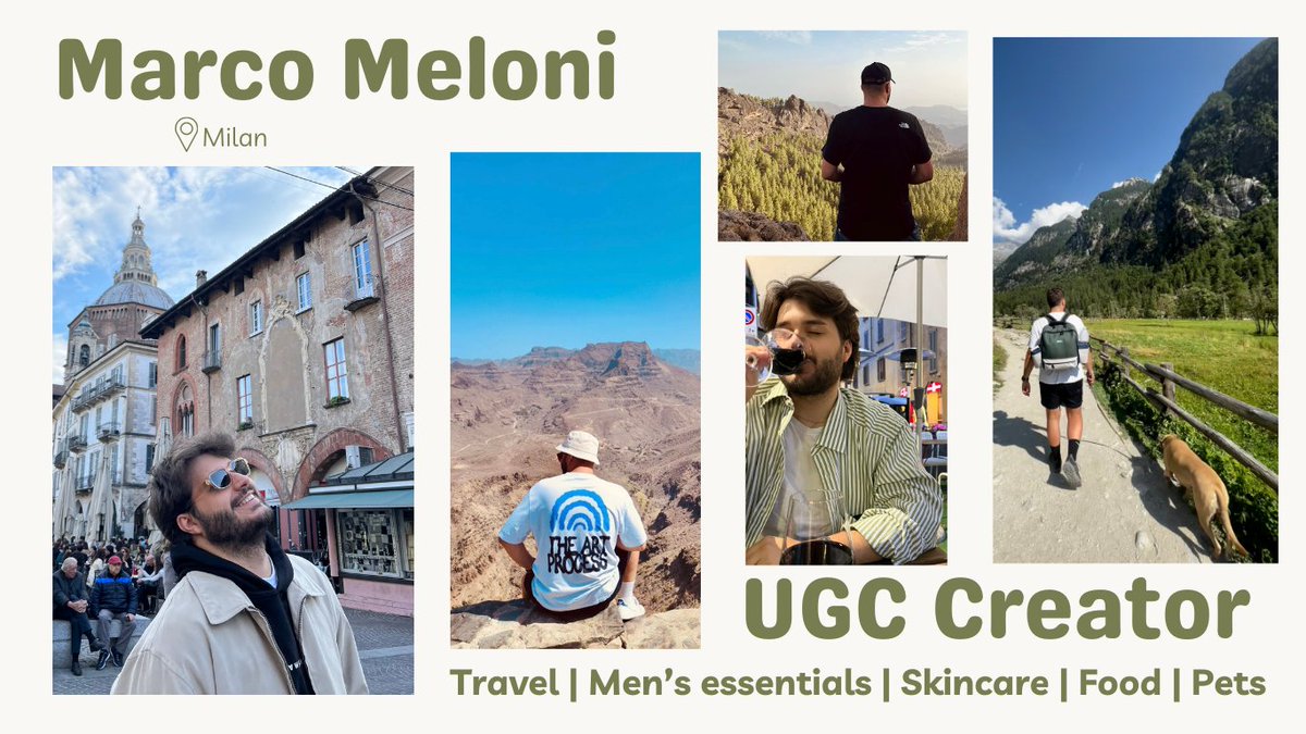 Marco | male ugc creator tweet media