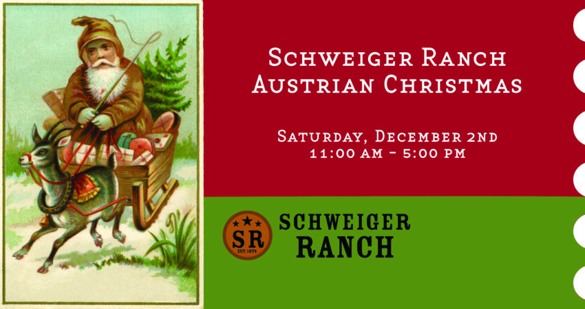 AustriaDenver's tweet image. Schweiger Ranch is hosting its 7th annual Austrian Christmas &amp;amp; Christkindl Markt at the historic working ranch in Lone Tree. 12/2/23, 11am - 5pm, FREE, family-friendly, event celebrating the Austrian/German heritage of the family who homesteaded in 1874. 
bit.ly/3ujZ3u5