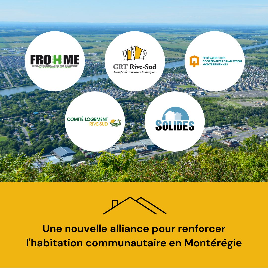 #Communiqué | Le @GRT_RiveSud, membre de l' <a href="/AGRTQ/">AGRTQ</a> accueille la Fédération des coopératives d'habitation montérégiennes (FECHAM) à son conseil d’administration. alliant ainsi la FECHAM au Comité logement Rive-Sud, à la @InfoFROHME , ainsi qu'à <a href="/SOLIDES/">life</a>.👉 drive.google.com/file/d/1jaVepn…