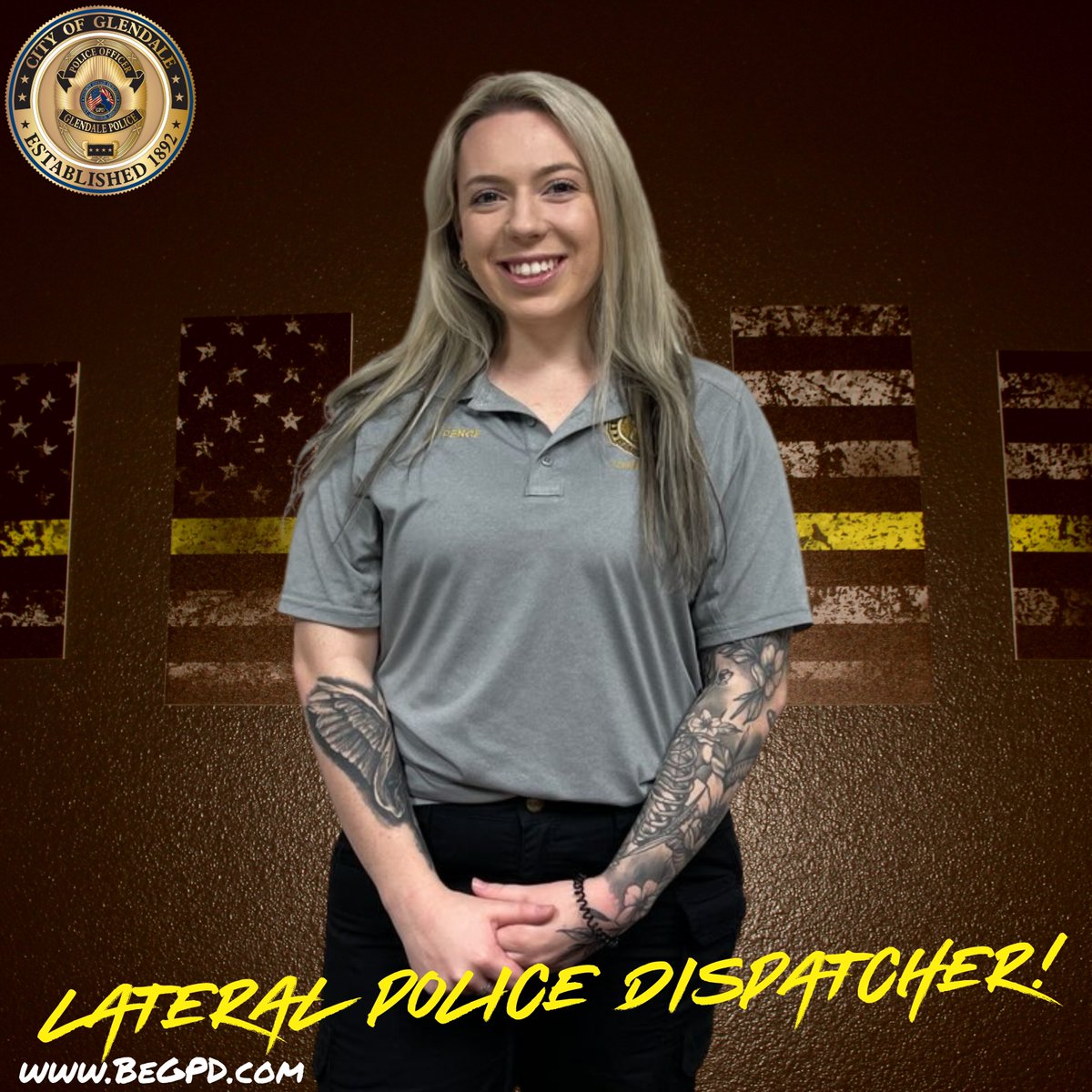 GPDRecruitment's tweet photo. 💵HIRING BONUS💵
NOW HIRING: LATERAL POLICE DISPATCHER
SALARY: $49,446 - $74,169 ANNUALLY
APPLICATIONS ACCEPTED UNTIL: 12/3/2023
Let's get you happy again👇
https://t.co/IETrttOvJW
#BeGPD #Police #Dispatcher #Dispatch #iam911 #policejobs #lawenforcementjobs #policedispatcher https://t.co/6KpPegyBay