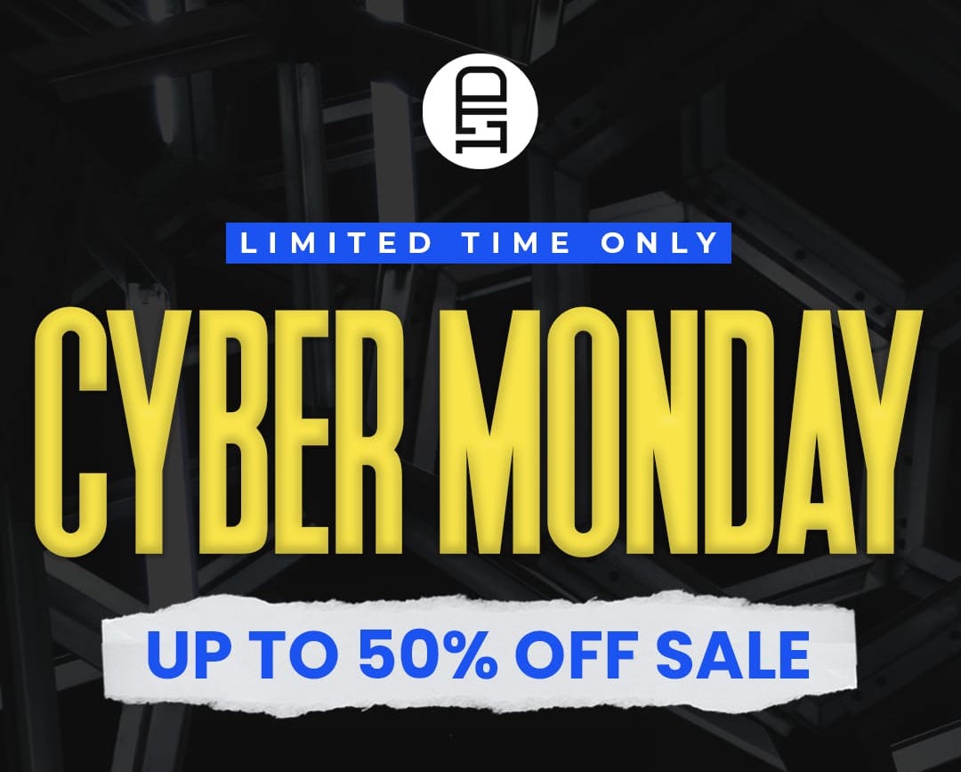 It's CYBER MONDAY! Up to 50% OFF on all products for one day only 🔥🔥 Treat yourself at TEAMLTD.com📍