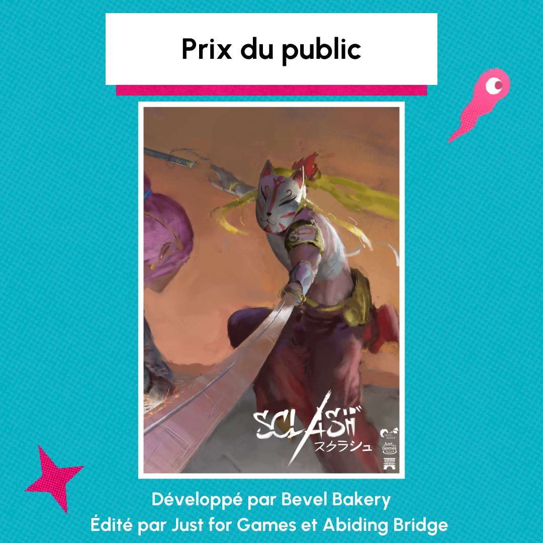 It's an honor, Sclash won the public choice award at the Indie Game Contest organized by East Games.

We were definitely not expecting this, we're very happy to have been selected among the 13 contestants!

So thank you, we've gone this far partly thanks to you guys!