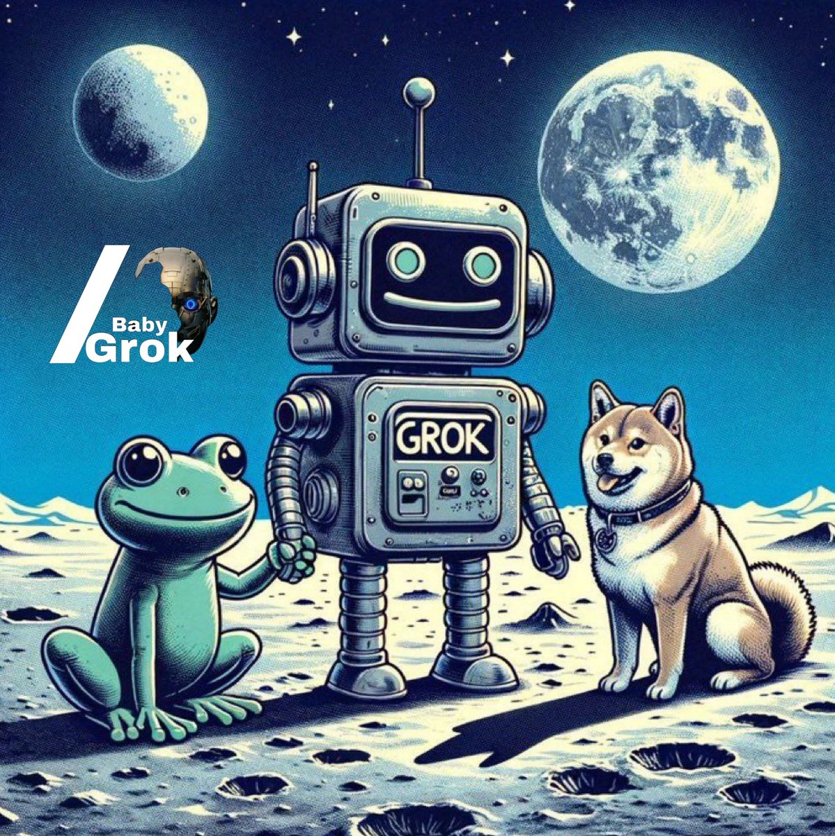 When people fading $GROK and get in hes Son $BABYGROK 🤖🔥🚀

#GROK #BABYGROK #ETH