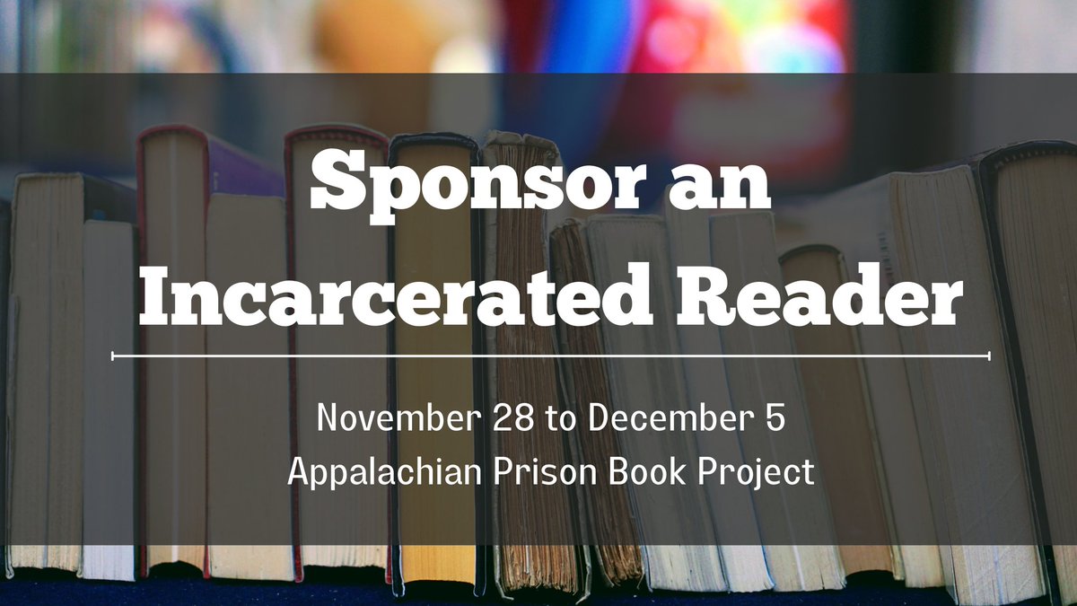 When our volunteers mail a book to someone in prison, we encourage them to write a short note to send along with the package. Now it’s your turn to send a holiday message of your own to people on the inside! 

Learn more: appalachianprisonbookproject.org/sponsor-an-inc…
