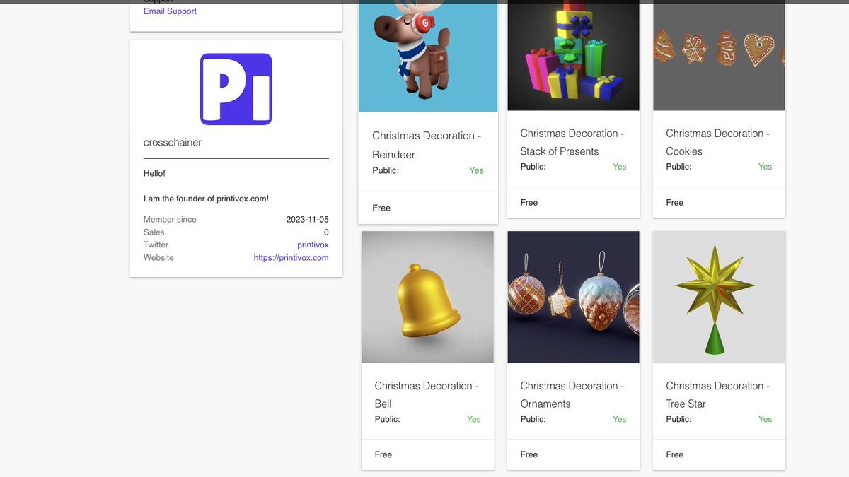 printivox's tweet photo. We've rolled out new profile customization options! Now you can add your personal touch with Profile Images 🖼️, craft your story with Profile Text ✍️, and link your Website &amp; Socials 🌐🔗. Make your Printivox profile uniquely yours today! #3DPrinting #CustomizeYourProfile https://t.co/vJvzFpzu3J